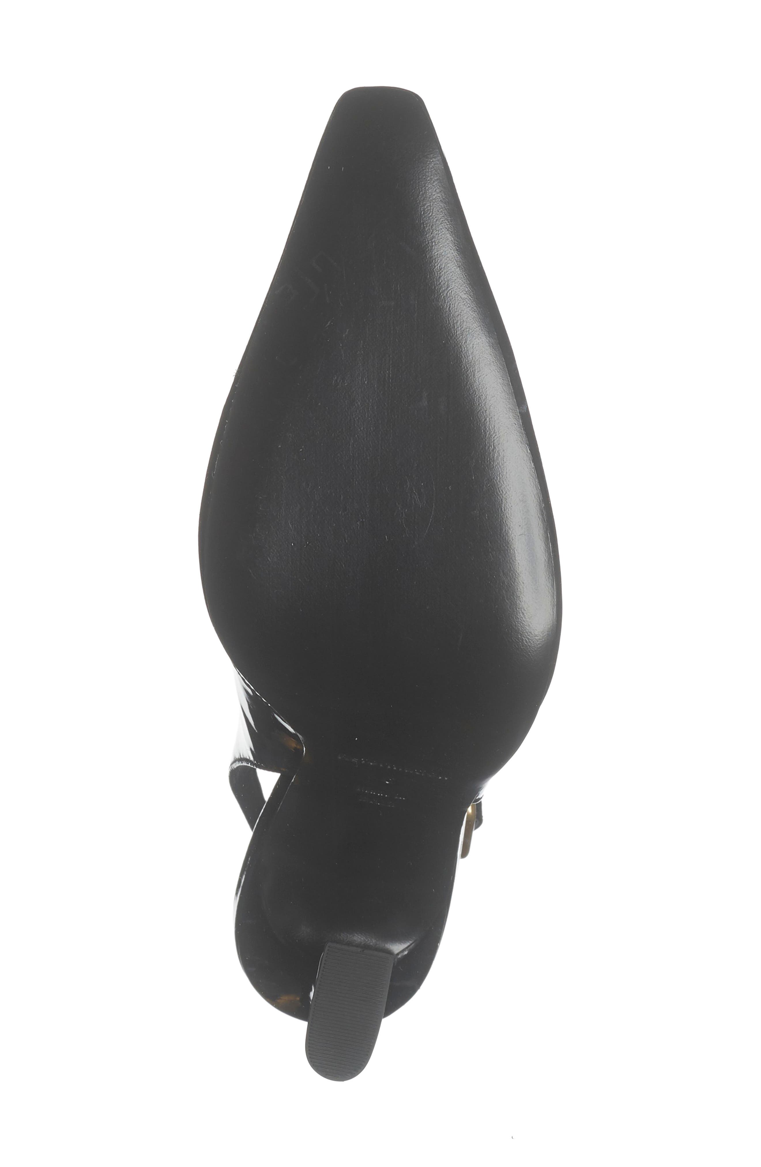 Reformation Nour Slingback Pump, Alternate, color, Black Patent