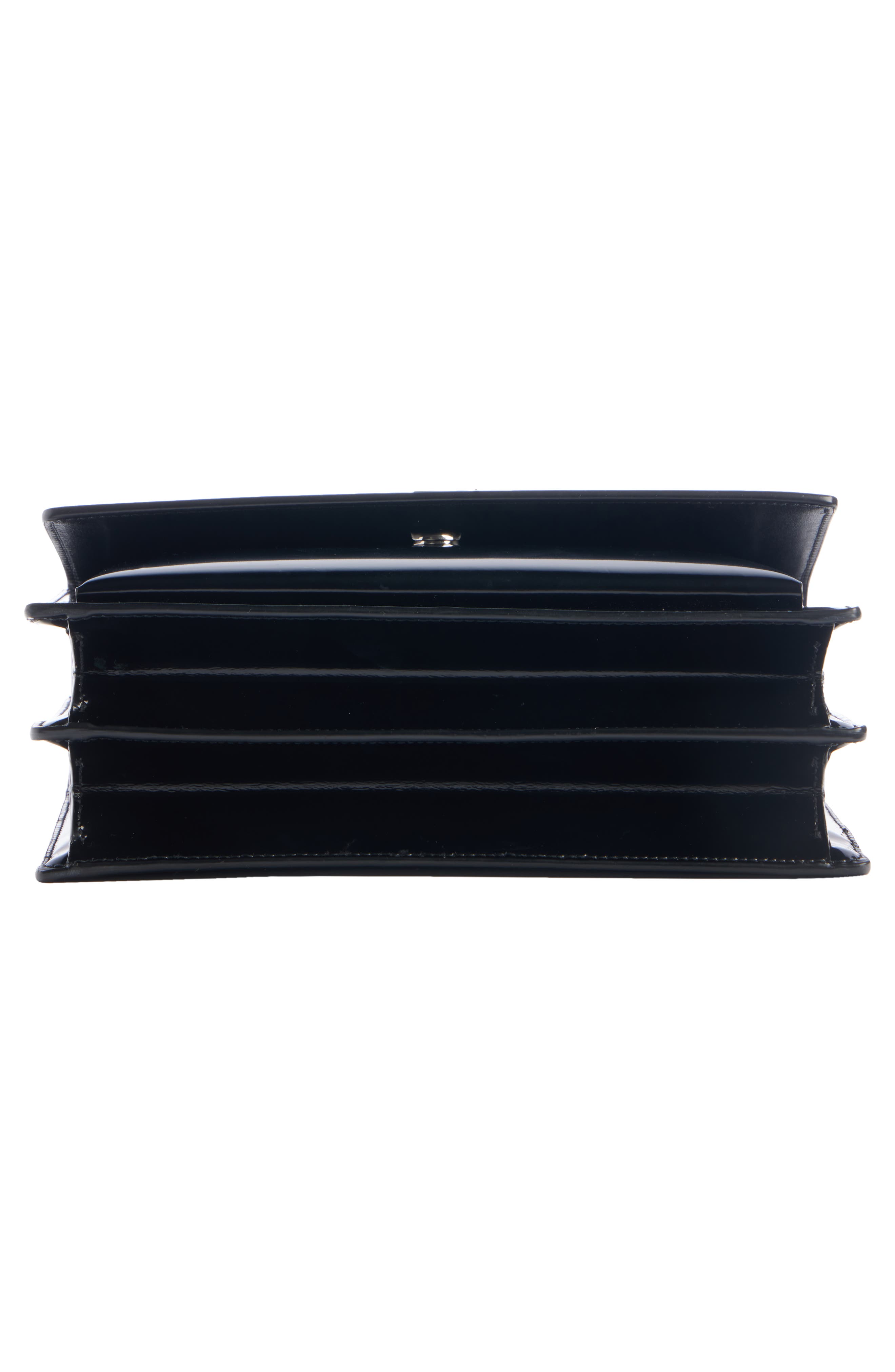 Saint Laurent Medium Sunset Patent Leather Shoulder Bag, Alternate, color, 