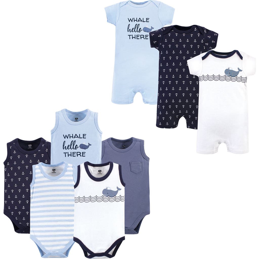 Hudson Baby 8pc Bodysuits And Rompers In Multi