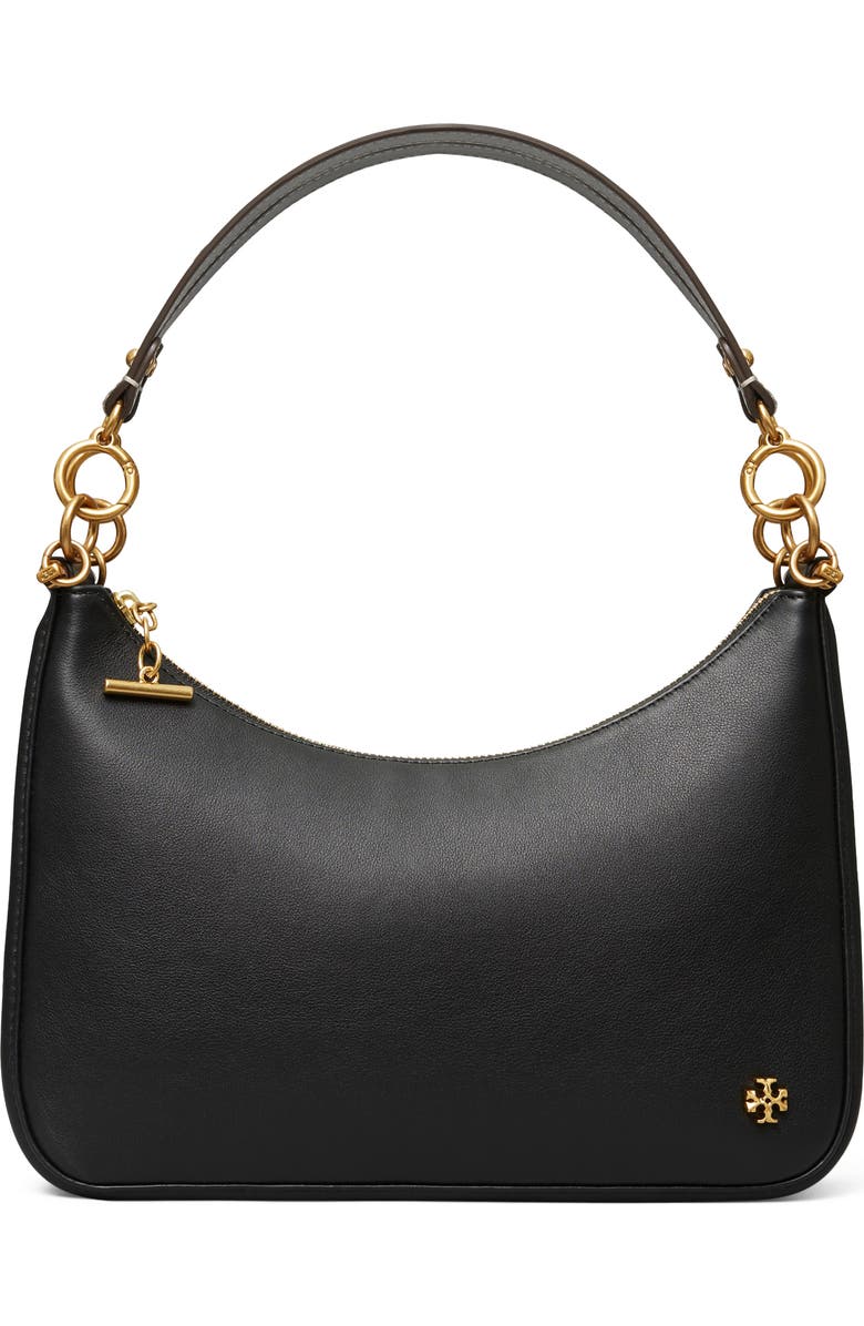 Tory Burch 151 Mercer Leather Crescent Bag, Main, color,