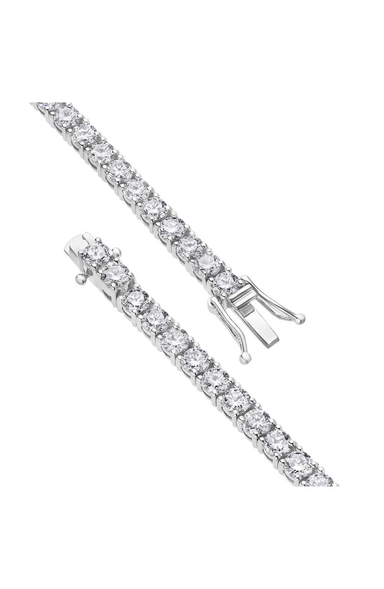 LuvMyJewelry 15Luv 10K White Gold Lab Grown Diamond Tennis Bracelets - 13.24 Carats, Alternate, color, 10K White Gold
