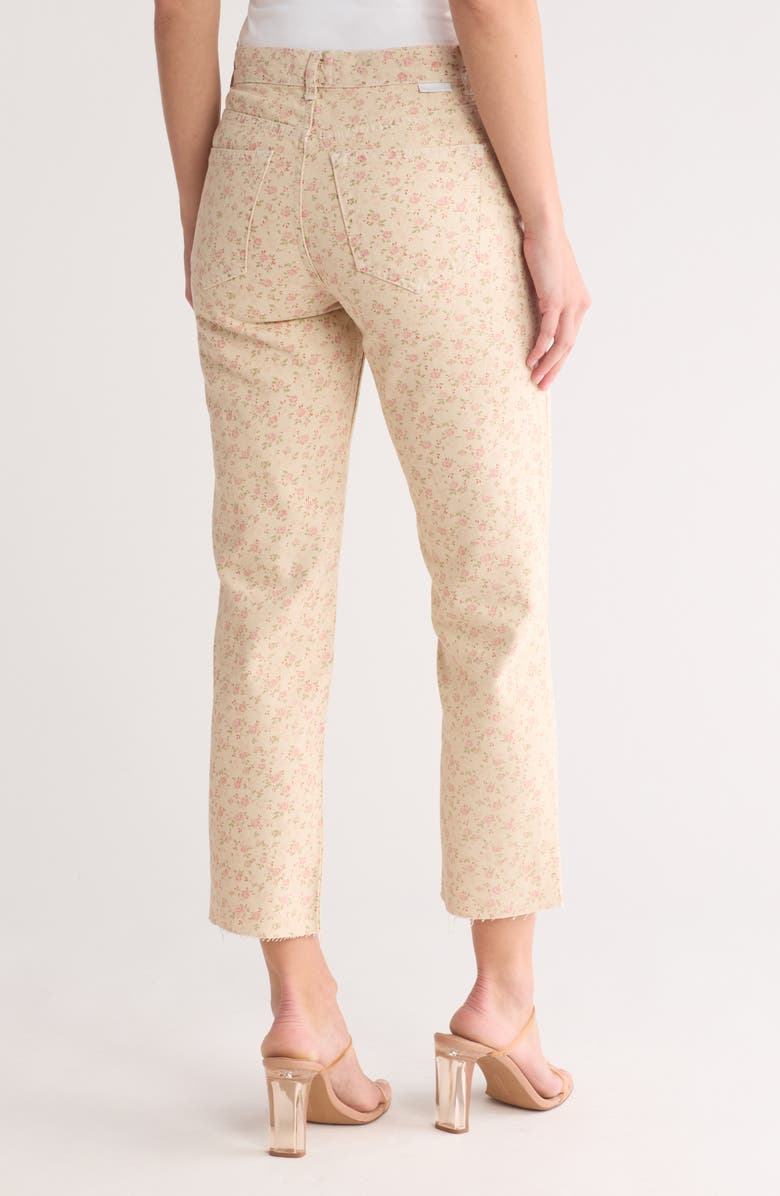 Boyish Jeans The Tommy Floral Raw Hem Jeans, Alternate, color, 