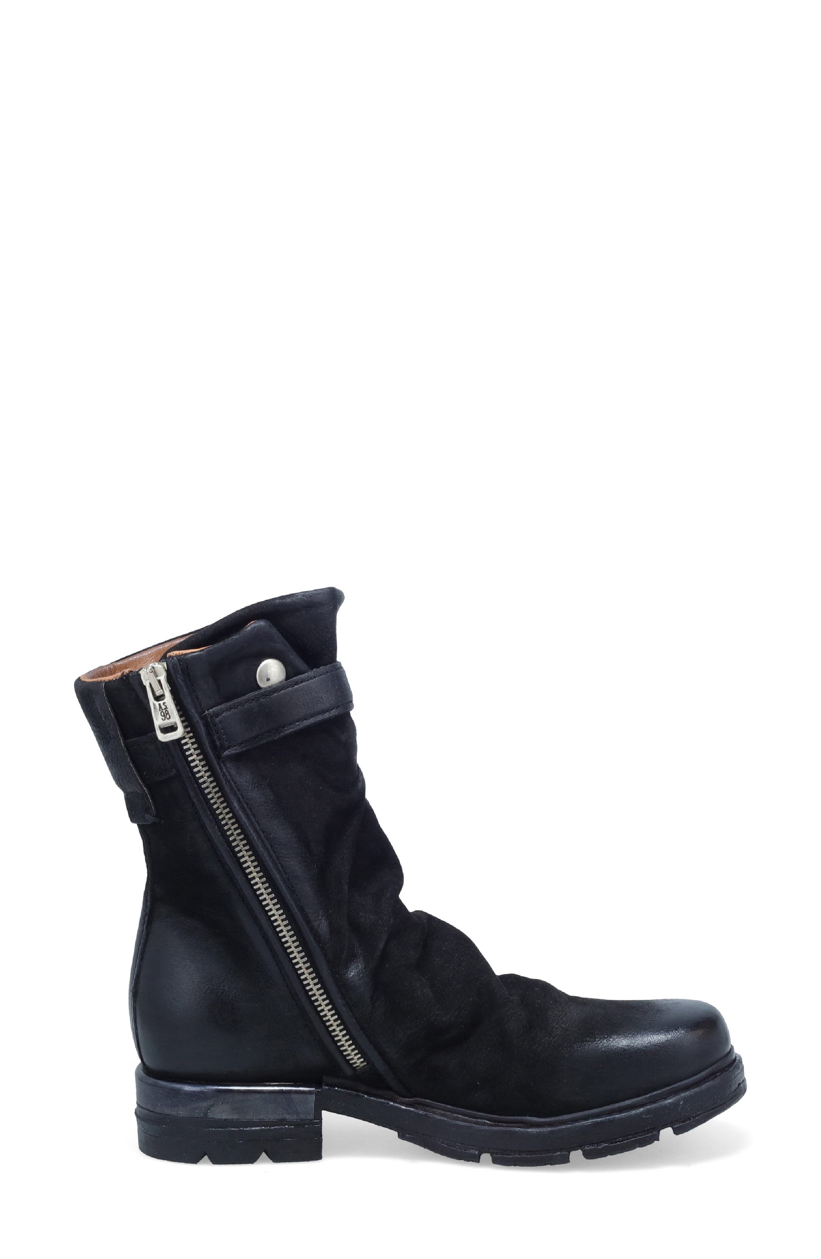 A.S.98 Albie Slouch Bootie, Alternate, color, Black