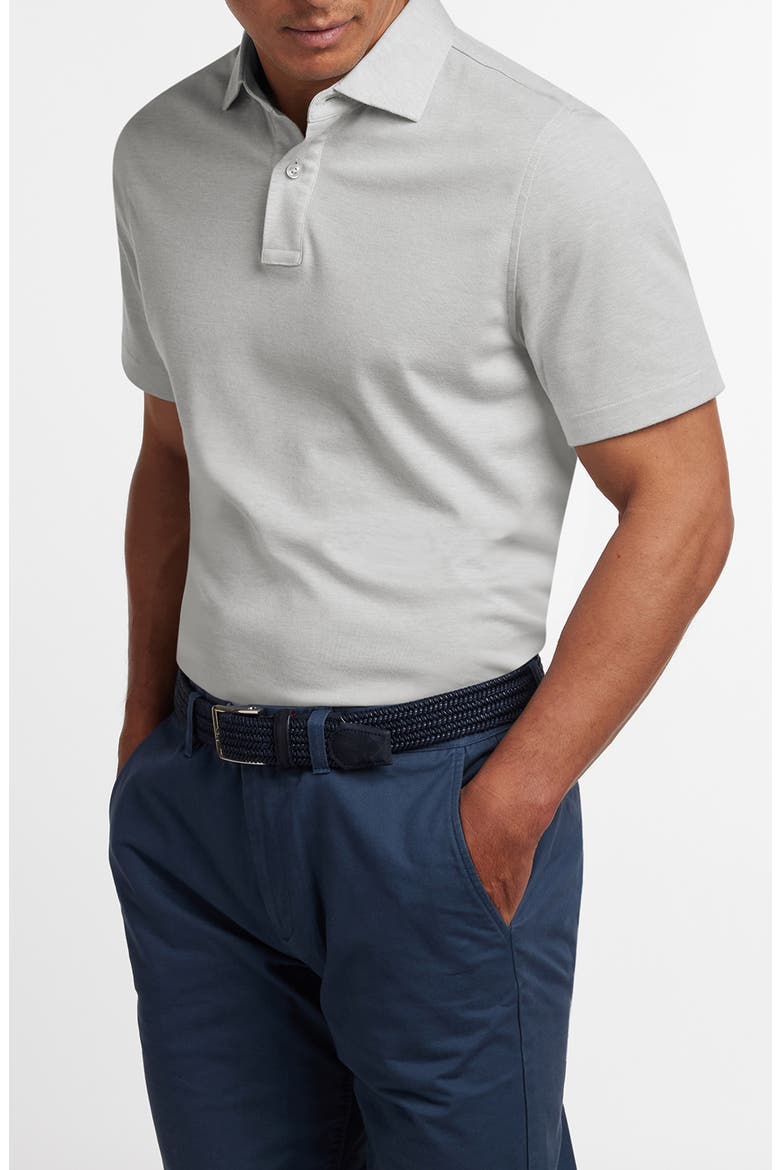 Connery Cotton Polo, Alternate, color, PEARL