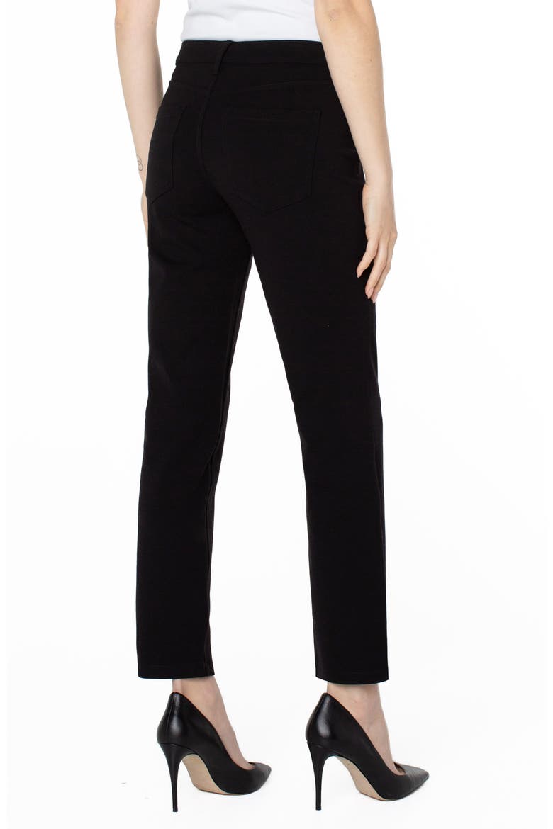 Madonna High Waist Slim Fit Leggings, Alternate, color, BLACK
