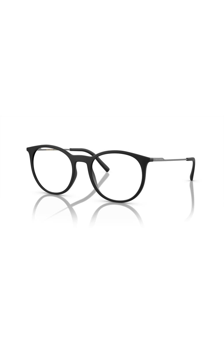 Dolce&Gabbana 51mm Phantos optical glasses, Main, color, Black