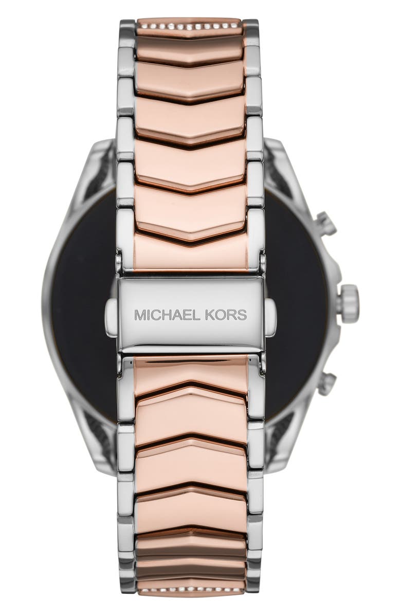 Michael Kors Gen 5 Bradshaw Pavé Crystal Bracelet Smartwatch, 44mm, Alternate, color, 