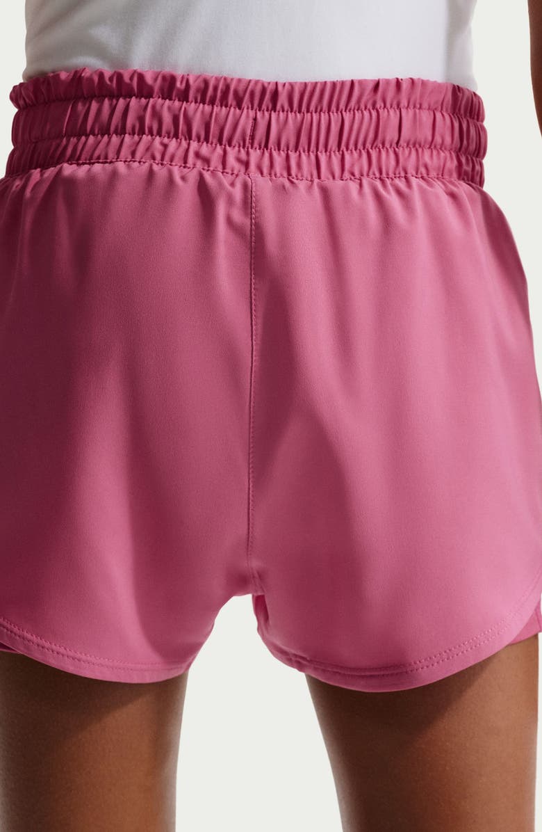 Nike Kids' Dri-FIT 2-in-1 Athletic Shorts, Alternate, color, Peony/ White