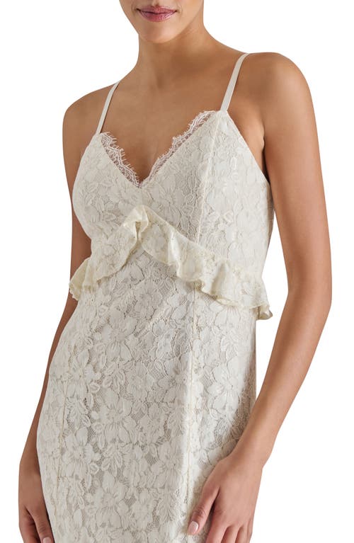 Steve Madden Gracie Lace Mermaid Dress In Neutral