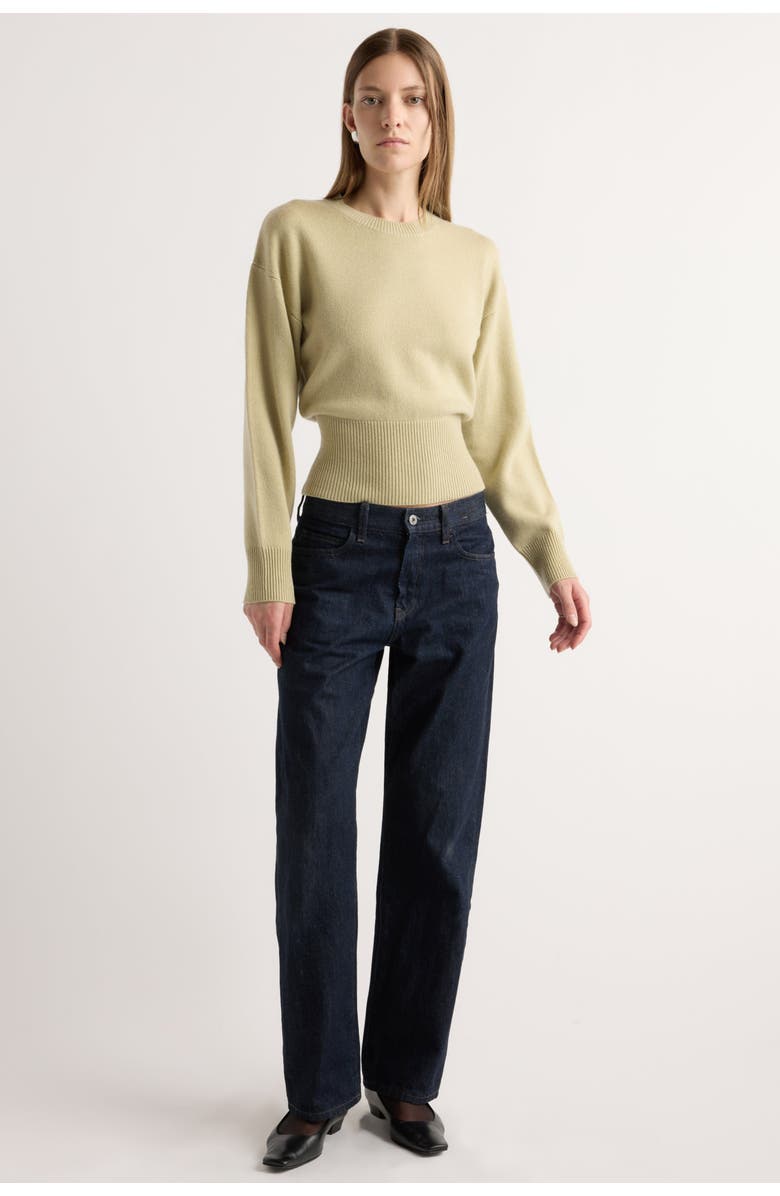Modern Citizen Marielle Wool-Cashmere Blouson Sweater, Alternate, color, Dusty Pistachio