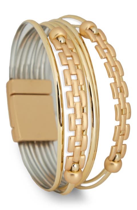Multi Strand Chain Bracelet