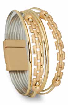 Multi Strand Chain Bracelet