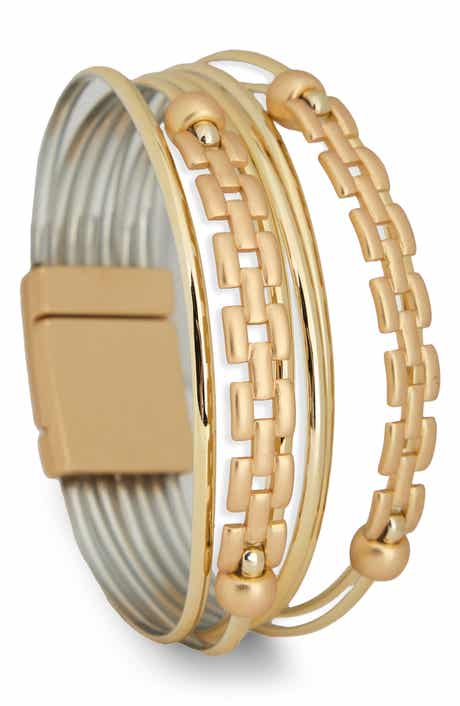 SAACHI Multi Strand Chain Bracelet