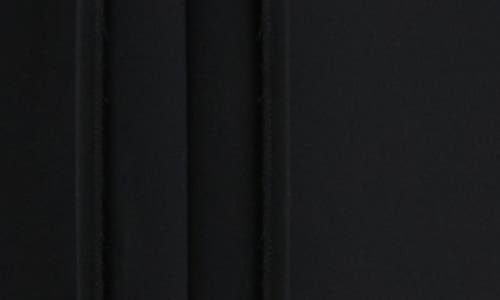 Khaite Lee Lace-up Long Sleeve Double Face Crepe Dress In Black