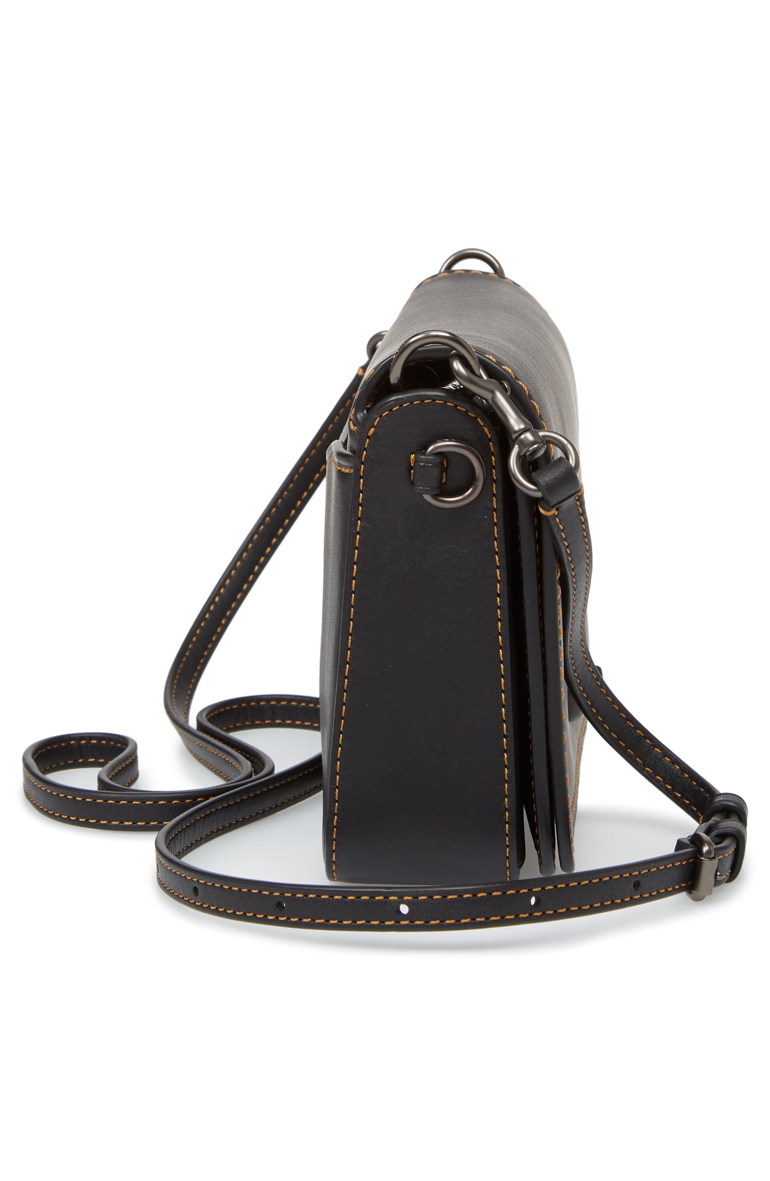 COACH Dinky Crossbody Leather Bag, Alternate, color, 