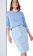 Jessica London Stretch Cotton Chino Skirt