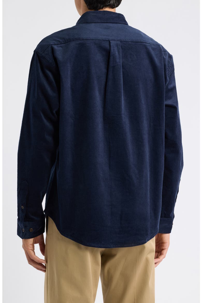 Franklin Relaxed Babar Corduroy Shirt, Alternate, color, NAVY