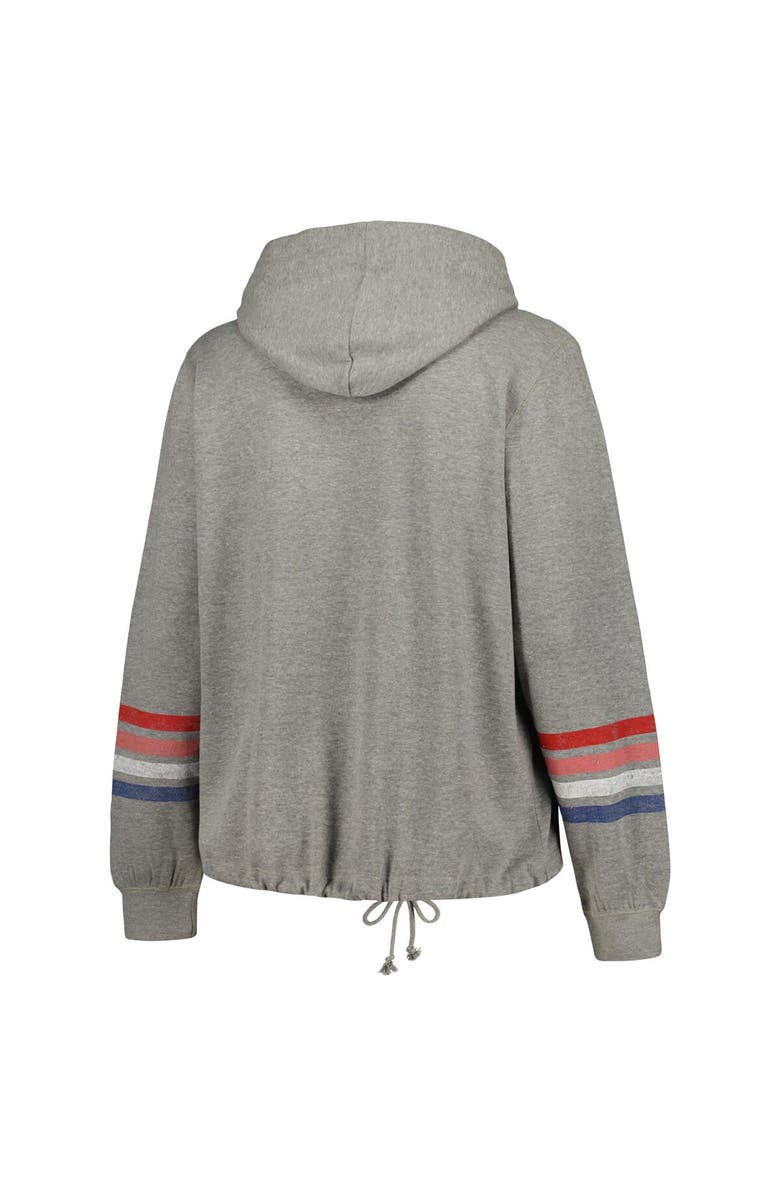 '47 Women's '47 Heather Gray Buffalo Bills Plus Size Upland Bennett Pullover Hoodie, Alternate, color,