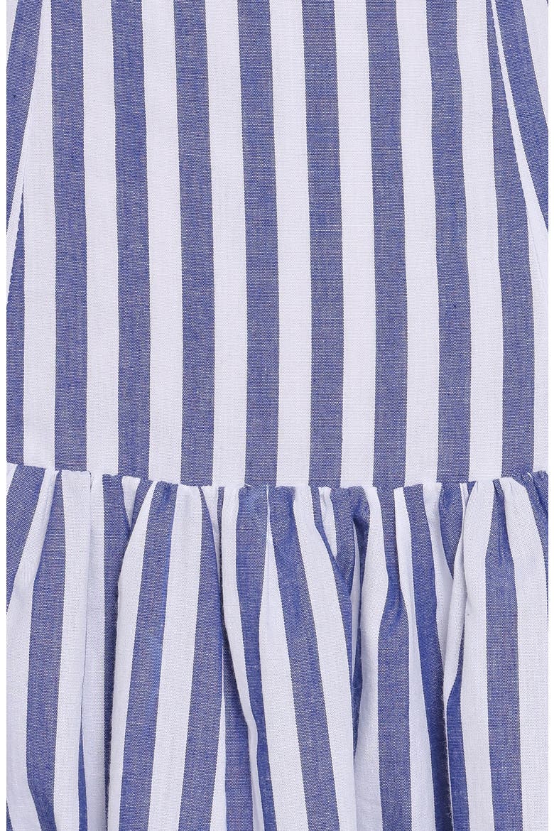 Marella Cotton Minidress, Alternate, color, BLUE STRIPE