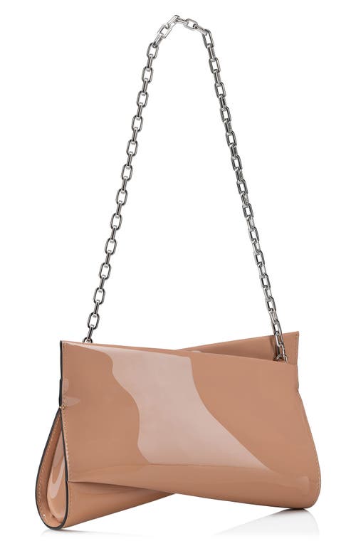 Christian Louboutin Small Loubitwist Patent Leather Clutch