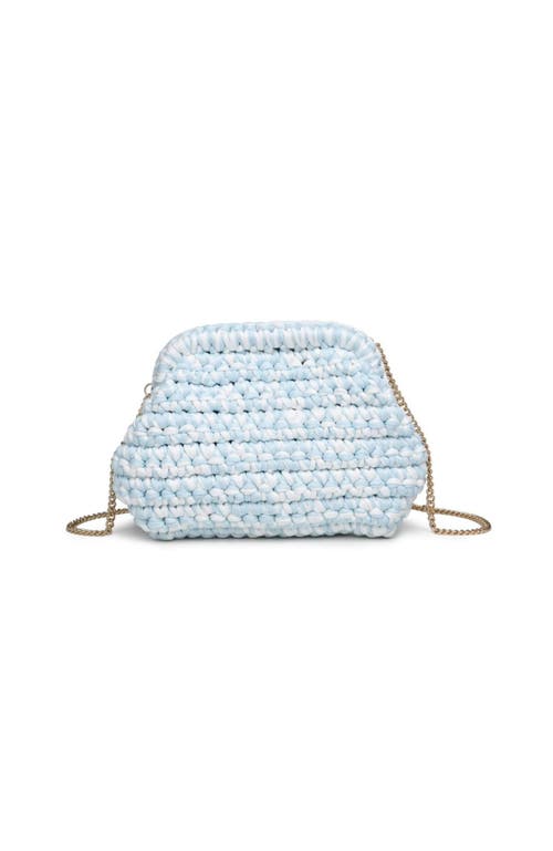 Moda Luxe Raya Clutch In Ice Blue