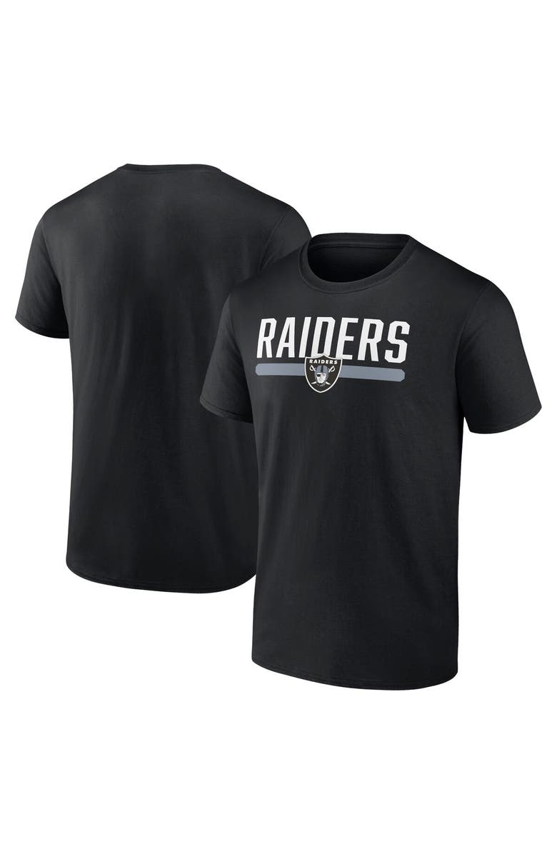 FANATICS Men's Fanatics Branded Black Las Vegas Raiders Big & Tall Arc and Pill T-Shirt, Alternate, color, 