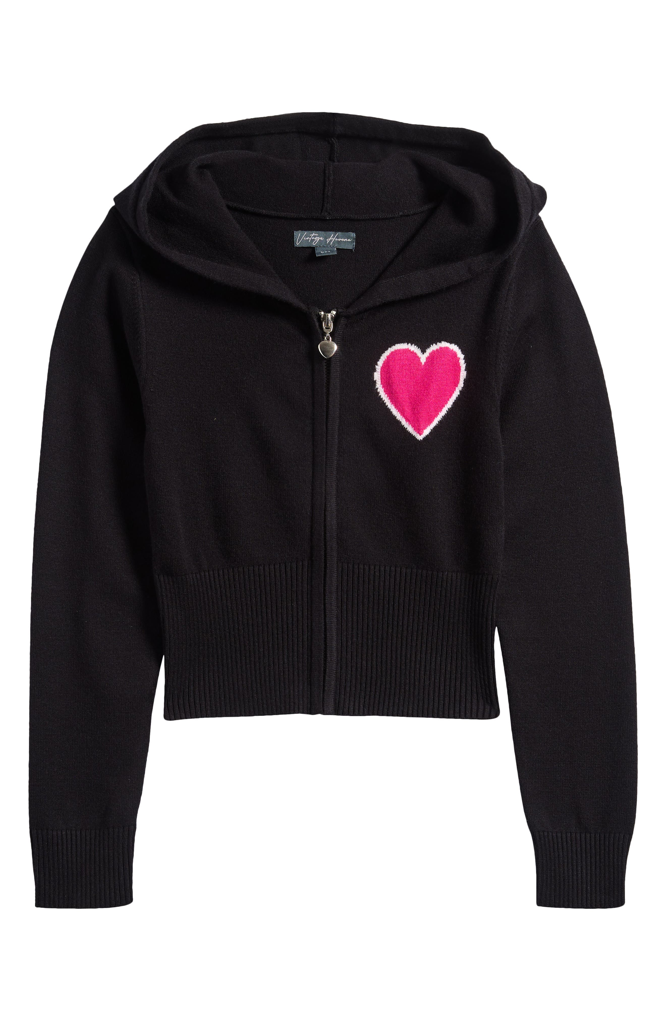 Kids' Heart Zip Hoodie