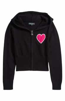 Kids' Heart Zip Hoodie