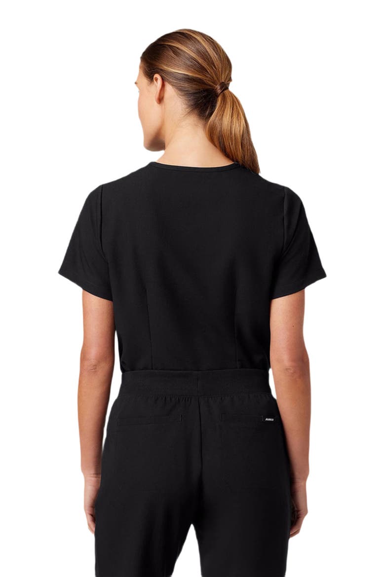 Rhena Women's 1-Pocket Classic V-Neck Scrub Top, Alternate, color, Black