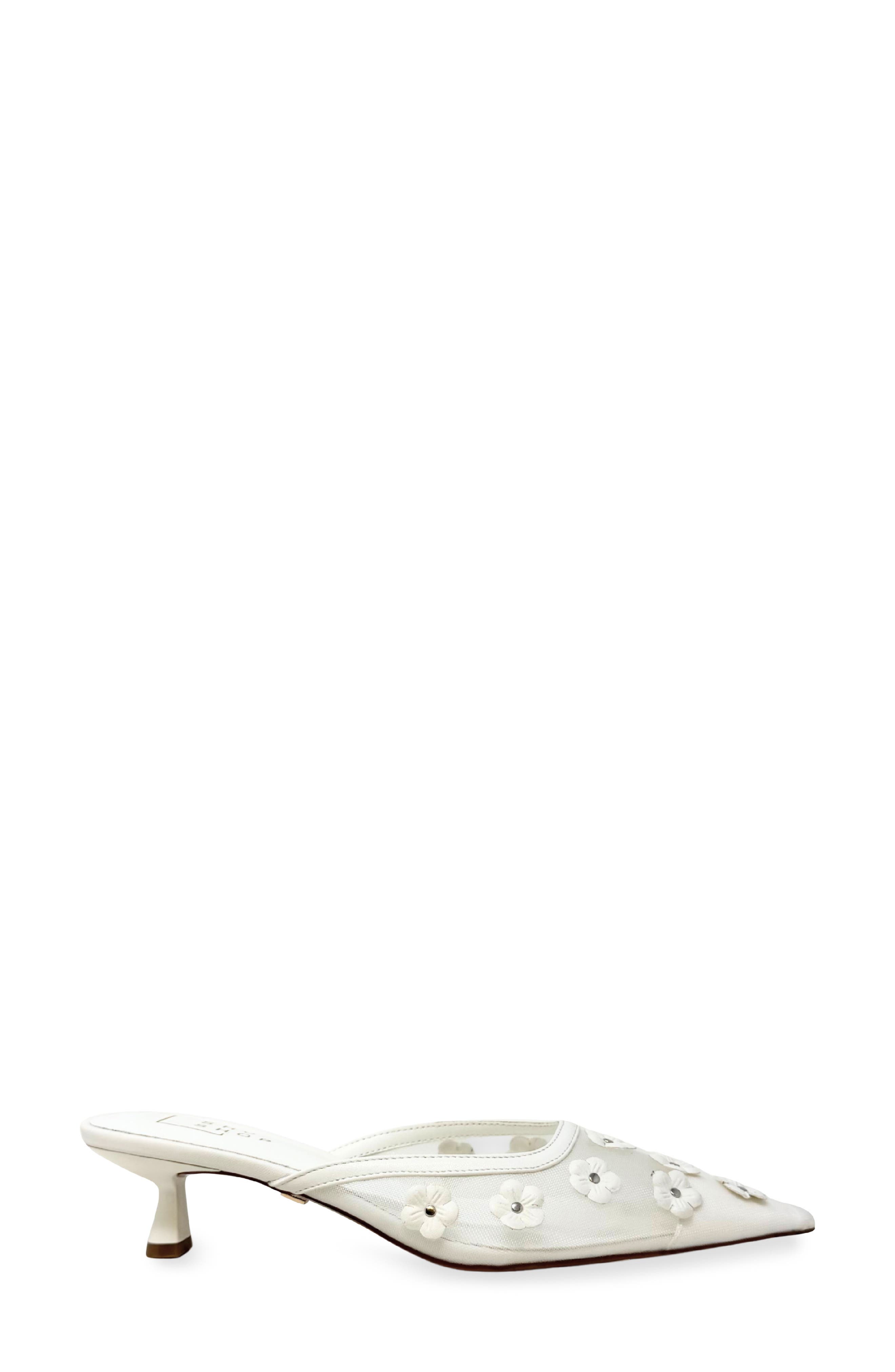 SHUSHOP Norma Mule, Alternate, color, White