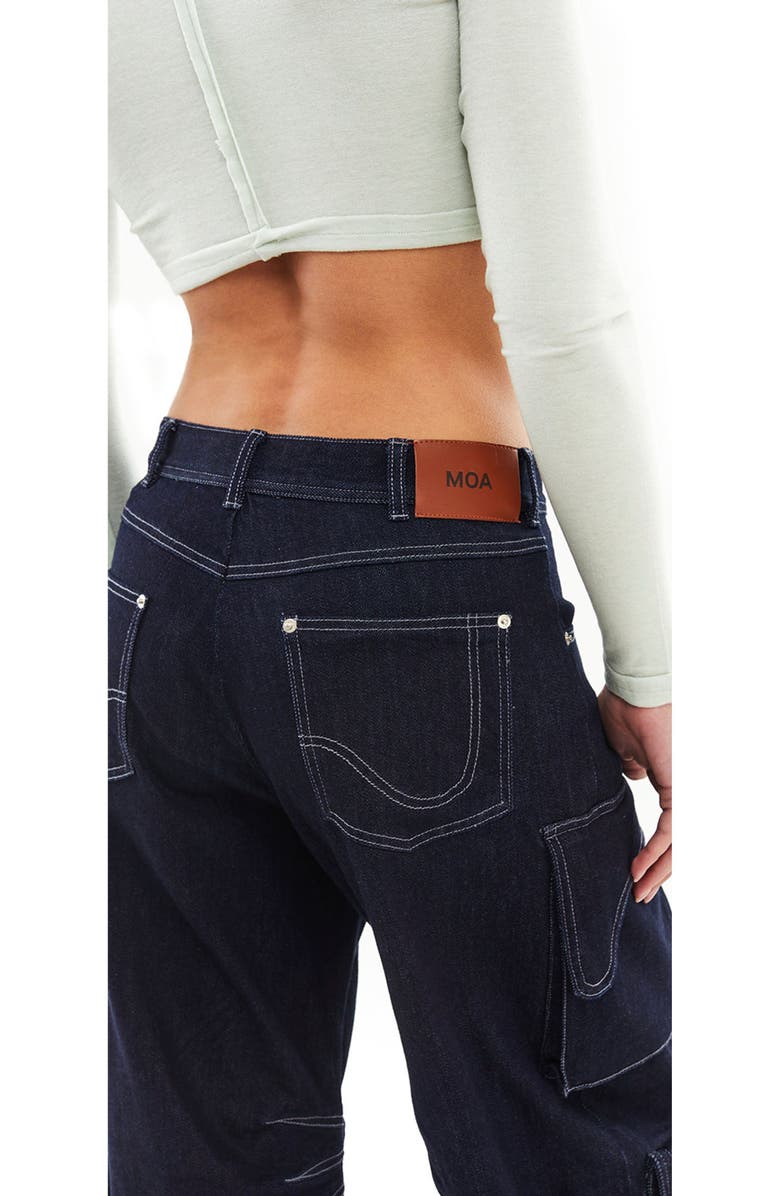 Mother of All Rae Denim Cargo Pants, Alternate, color, 