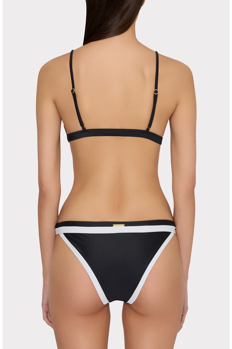 Positano Colorblock Bikini Top, Alternate, color, BLACK MULTI