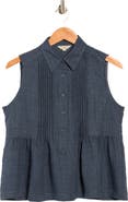 MAX STUDIO Sleeveless Peplum Top
