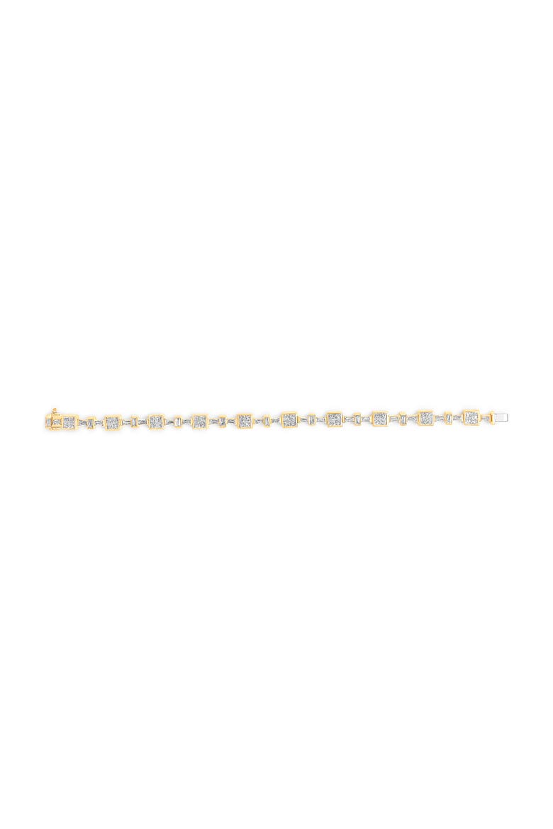 14K Yellow Gold 6 3/4 Cttw Diamond Tennis Bracelet, Alternate, color, Yellow Gold