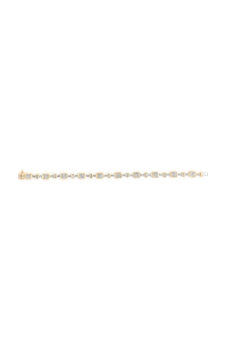 Haus of Brilliance 14K Yellow Gold 6 3/4 Cttw Diamond Tennis Bracelet, Alternate, color, Yellow Gold