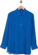 Eileen Fisher Classic Collar Button-Up Shirt