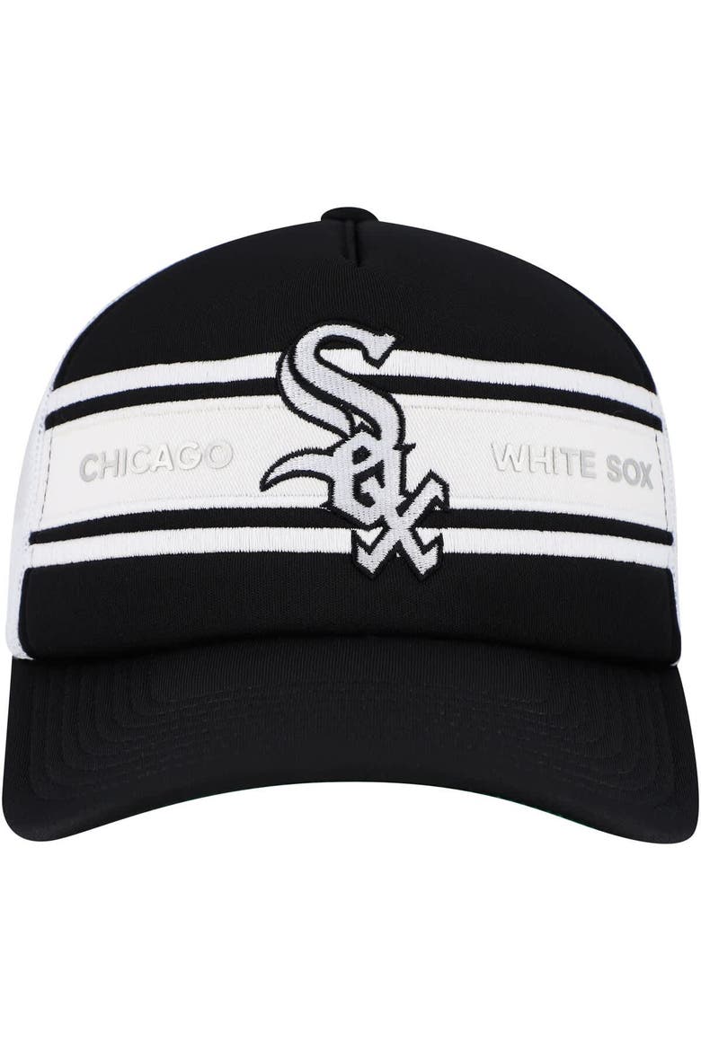 Men's   Black Chicago White Sox Sideline Trucker Adjustable Hat, Alternate, color, Black