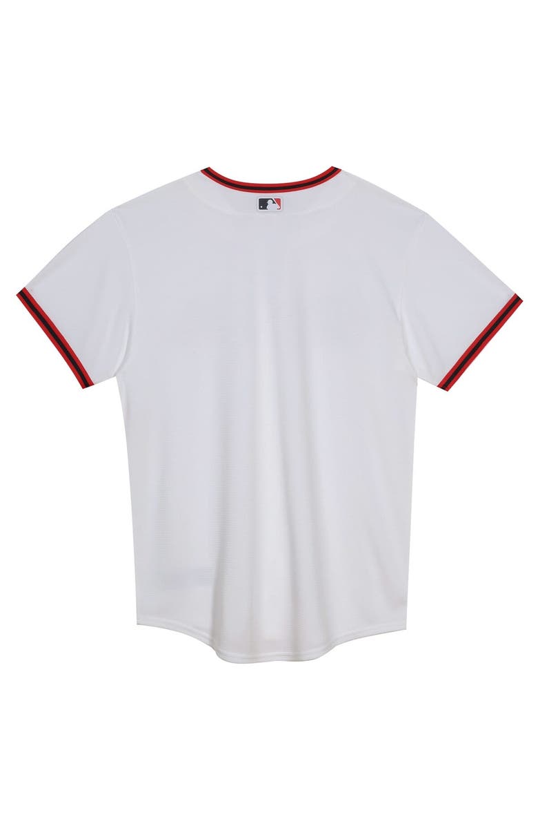 Nike Preschool White Cleveland Guardians Home Blank Replica Jersey, Alternate, color, White