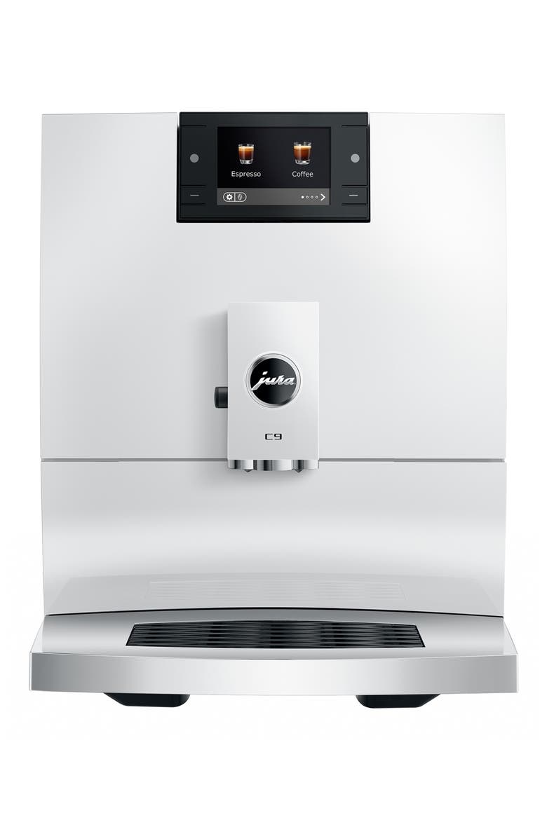 C9 Piano Inox Coffee Machine, Main, color, WHITE