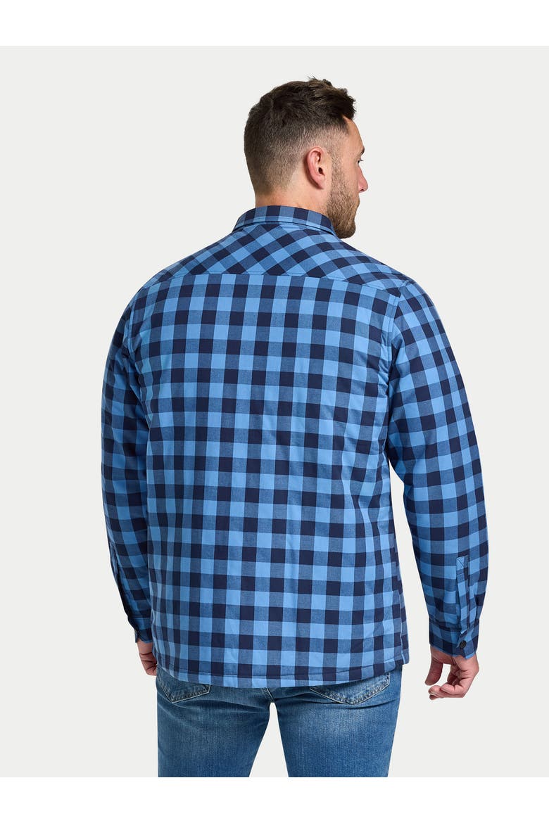 Long Sleeve Quilted Shacket, Alternate, color, Navy