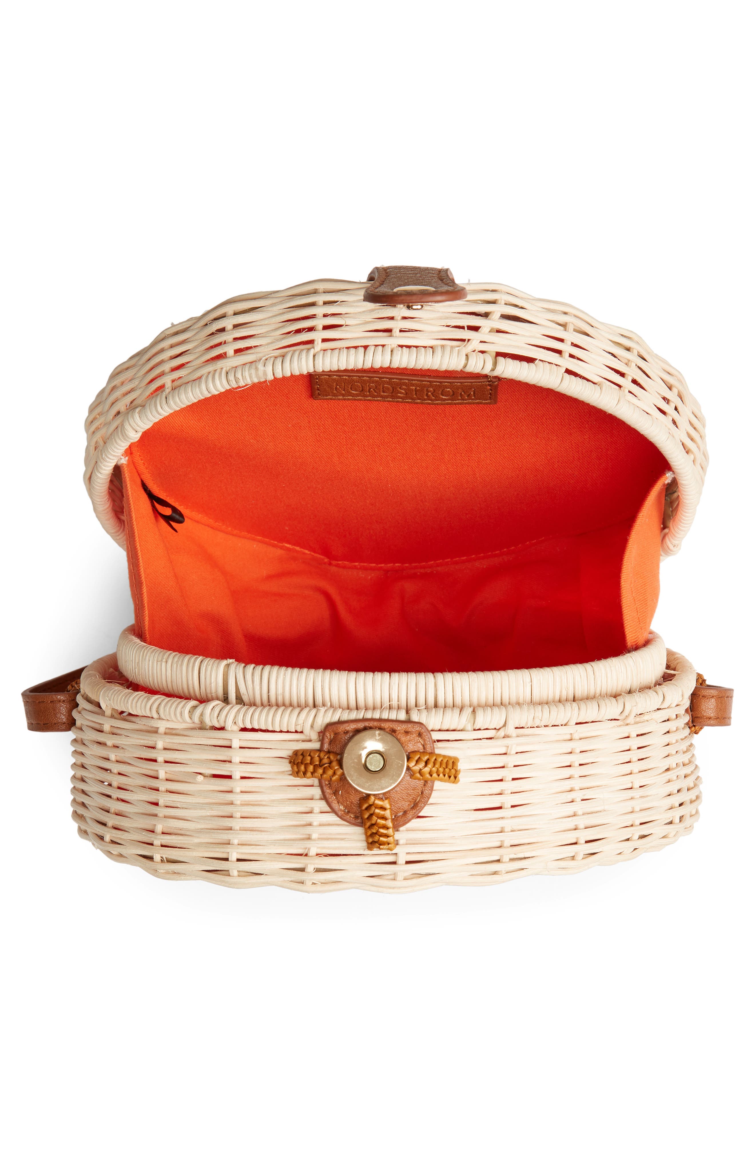 Wicker Canteen Bag, Alternate, color, LIGHT NATURAL