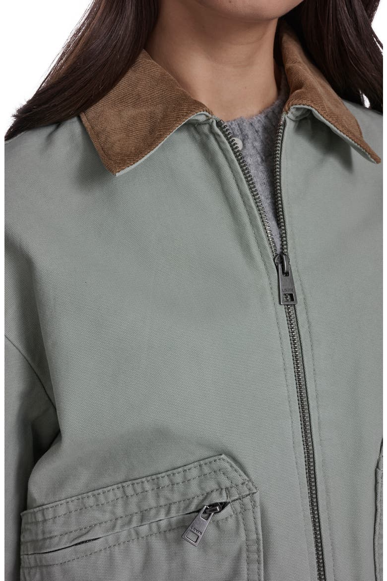 Crop Utility Jacket, Alternate, color, SHADOW