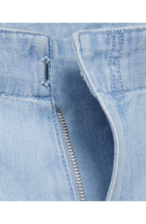 Mango Wide Leg Jeans In Blue