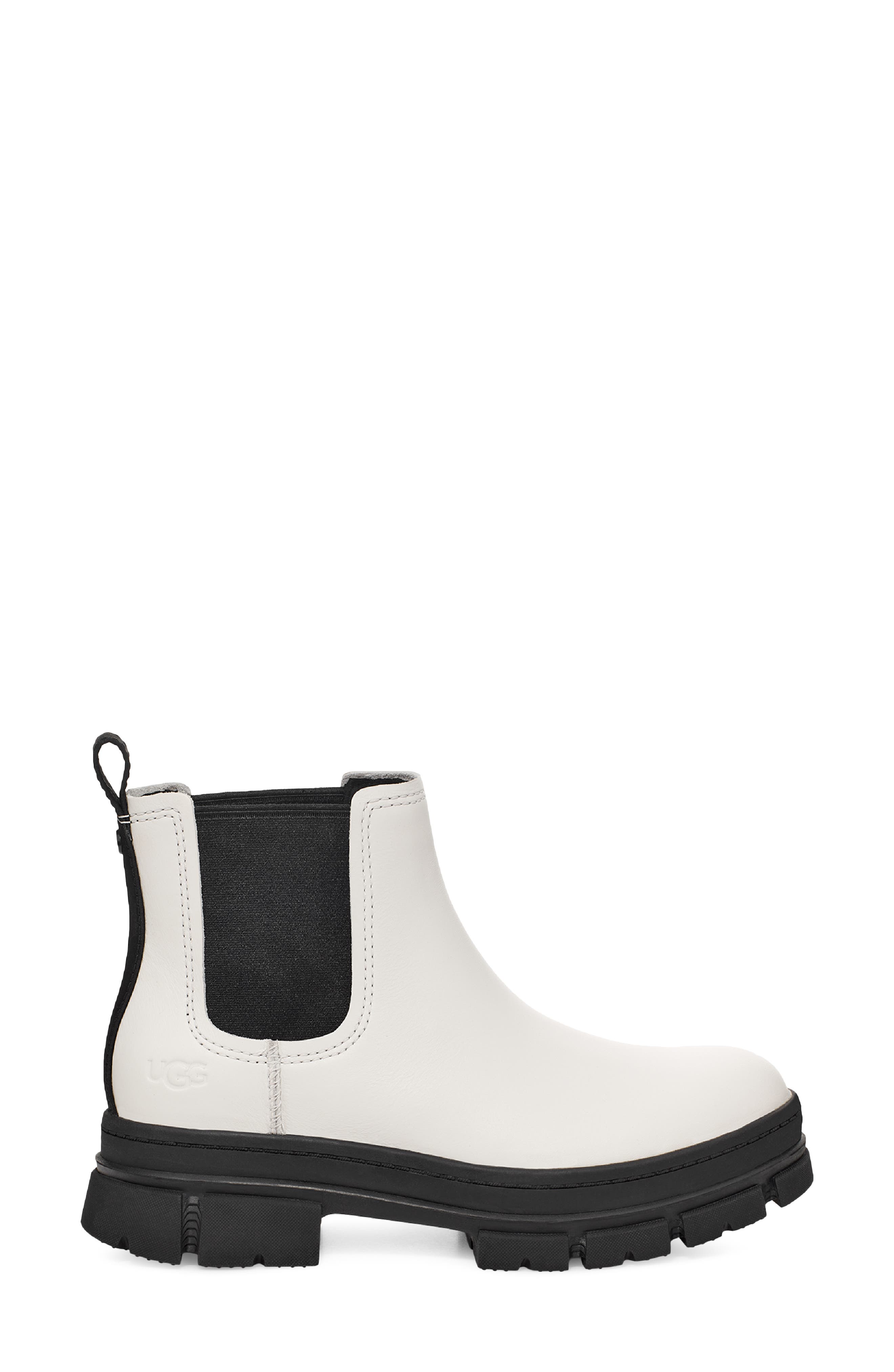 Ashton Waterproof Chelsea Boot, Alternate, color, WHITE