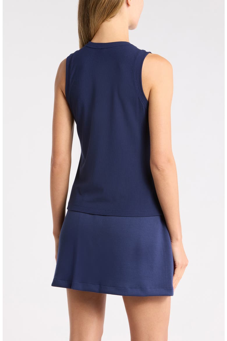 Jinx Heavenly Ribbed Tank, Alternate, color, NAVAL BLUE