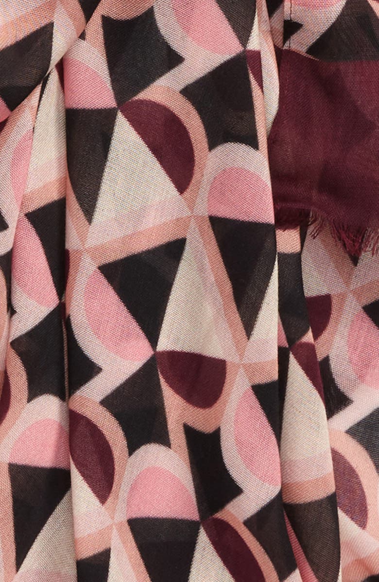 Kate Spade New York honeycomb oblong scarf, Alternate, color, 