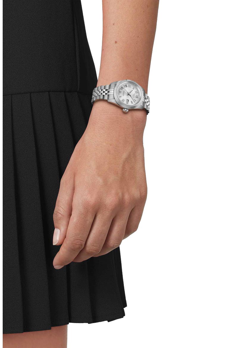 Ballade Powermatic 48 COSC Bracelet Watch, 30mm, Alternate, color, SILVER