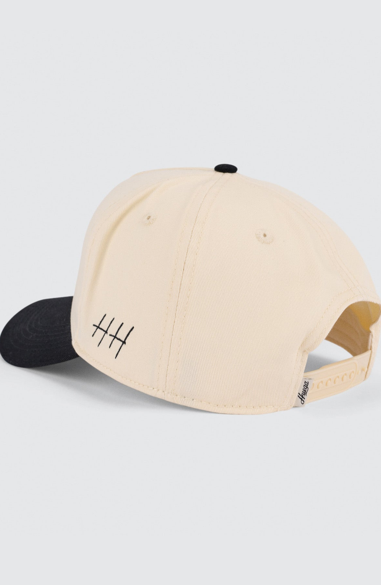 Huega House Vintage Swan Hat, Alternate, color, Black & Natural