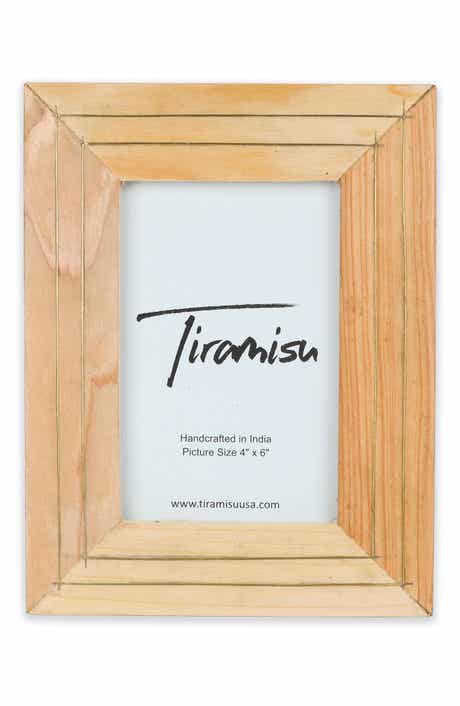 Tiramisu Regal Brass Wood Picture Frame
