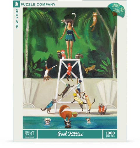 Pool Kitties 1000 Piece Puzzle